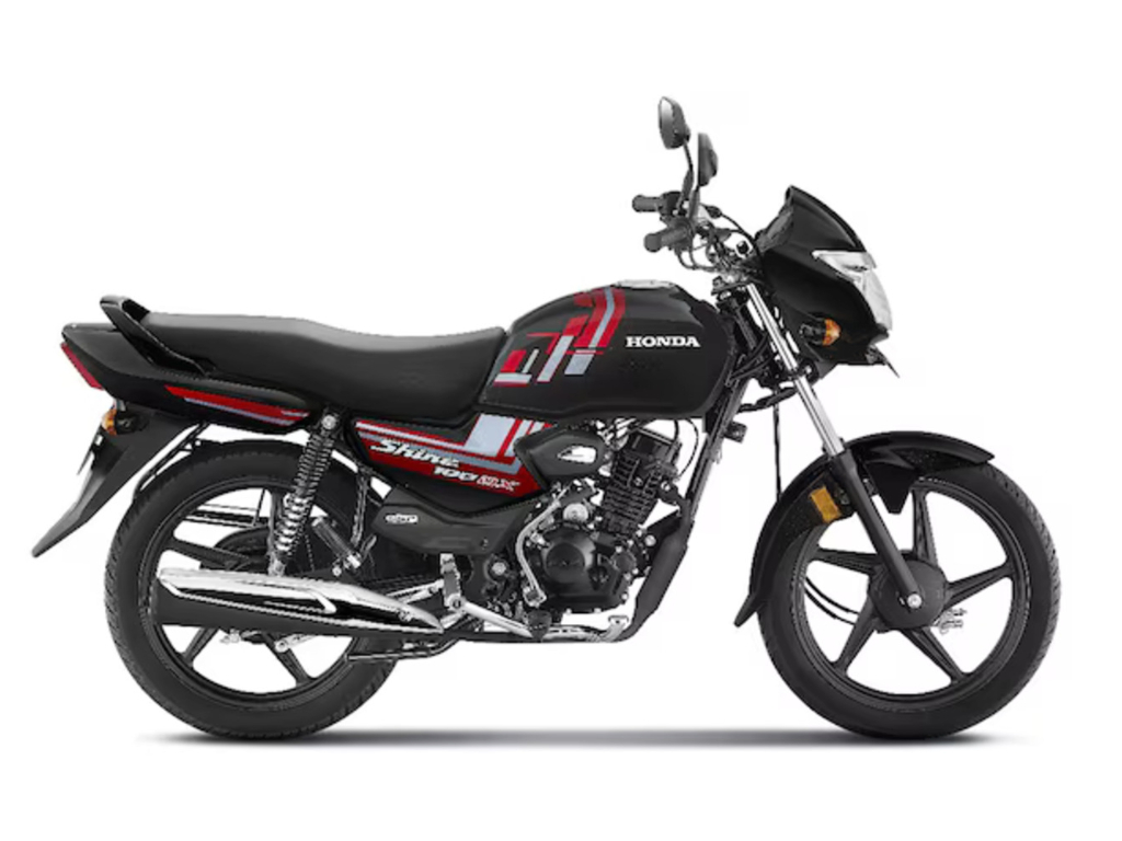 Honda motorcycles at the showroom
